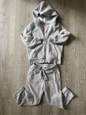 Cat & Jack Light Gray Hoodie and Joggers Set
